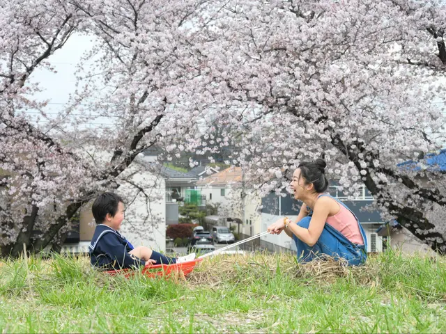 ロケーションフォトだからこそ体験できる開放的な環境でのイキイキとした家族撮影サービスの画像