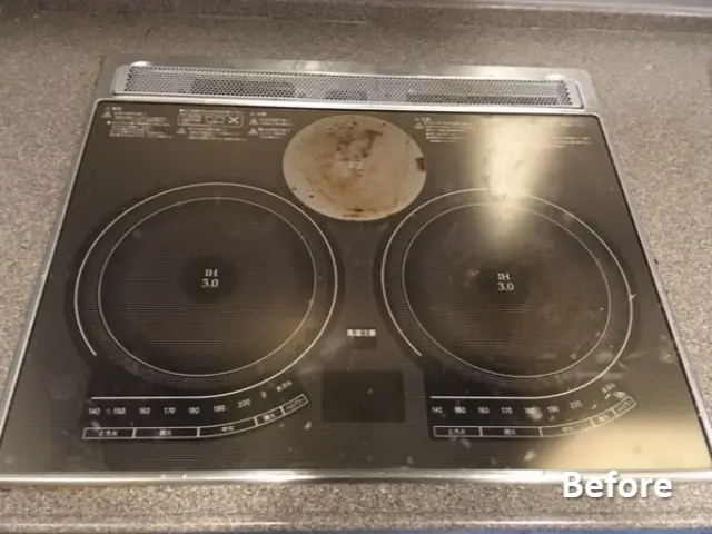 【口コミ高評価】横浜市発◎五徳の焦げシンクの汚れが綺麗に！ご予約受付中！サービスの画像