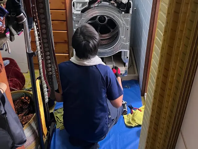 ニオイ・乾かない…ドラム式のお悩みは分解洗浄で内部のカビ・汚れもスッキリ清潔◯サービスの画像