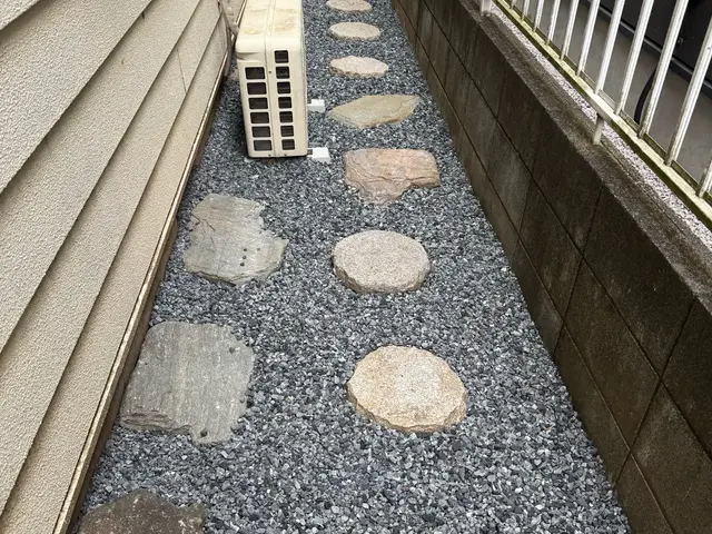 砂利敷き施工サービスの画像