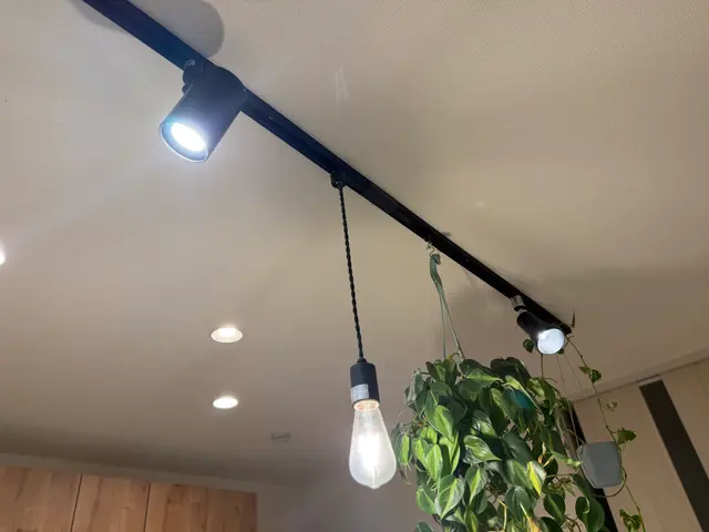 LED照明器具へ切替、直付けタイプから引っ掛けシーリングへ交換、スイッチ交換対応サービスの画像