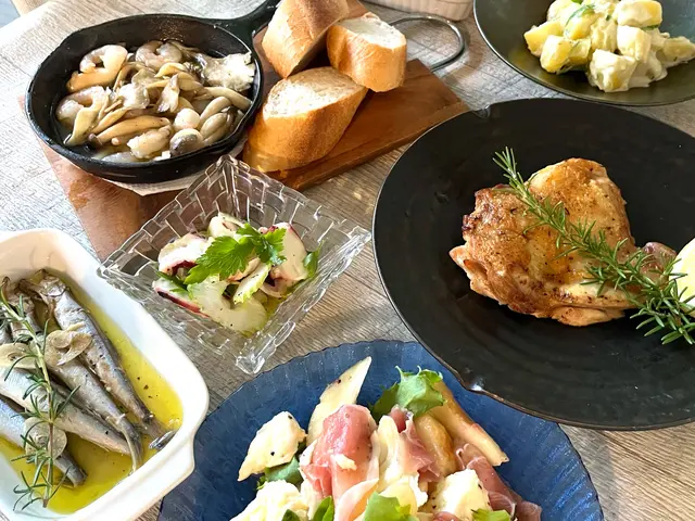 "野菜ソムリエ"が作る健康的な野菜たっぷり作り置き.女子会等ホームパーティー料理サービスの画像