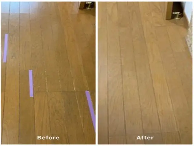 【空き次第で即日対応可能です】フローリングのキズ、凹み等の劣化を丁寧に直します！サービスの画像