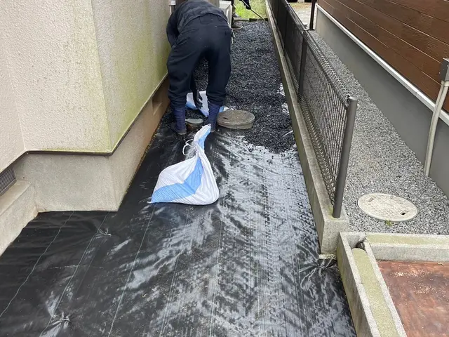 コンセプトに合わせた砂利選びの提案、施工まで一貫して自社対応サービスの画像