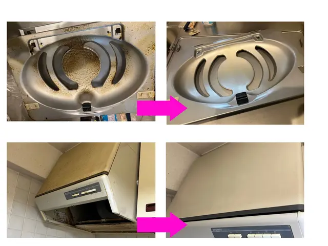 ◆女性スタッフ作業OK◆笑顔とまごころ接客 ”ギトギト油汚れをスッキリ･:*+サービスの画像