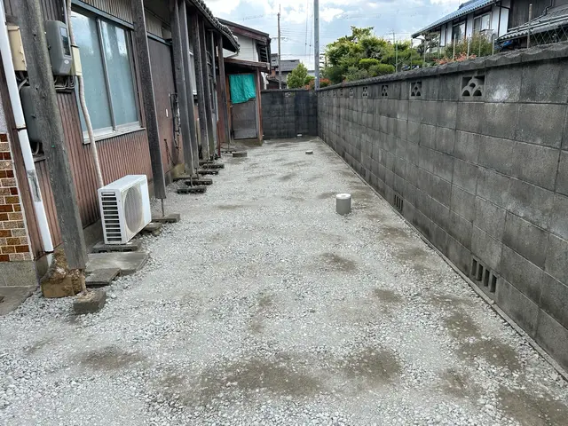 砂利敷きお困りの方お任せください！長浜から請け負います！サービスの画像