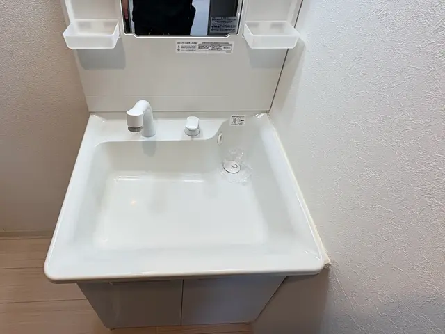 【気になる個所徹底】鏡ピカピカ保証！洗面台丸ごとクリーニング。《損保加入済》サービスの画像