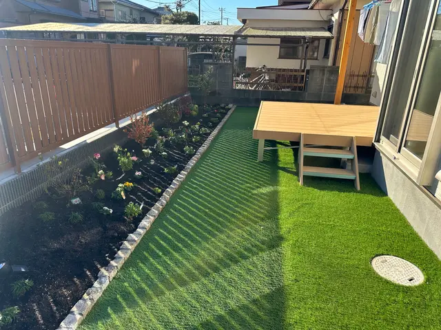 お客様のご自宅をもっと好きになれる庭づくりをお手伝いします！サービスの画像