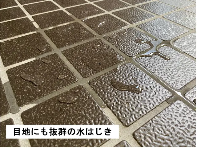 玄関タイルクリーニング＋ストーンコーティング【抜群の水はじきで汚れの付着を防ぐ】サービスの画像