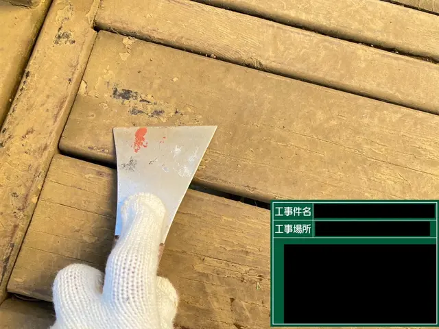 高耐久仕上げウッドデッキ塗装サービスの画像