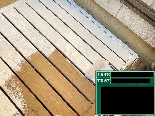 高耐久仕上げウッドデッキ塗装サービスの画像