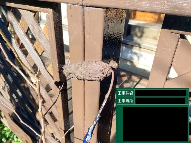 高耐久仕上げウッドデッキ塗装サービスの画像