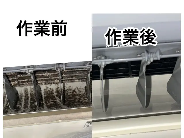 サービスは業務経験豊富です。丁寧にキレイにクリーニングさせて頂きます。サービスの画像