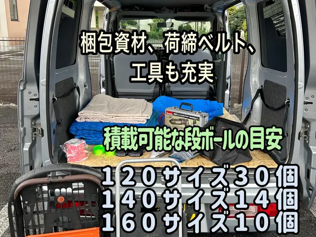 軽バン引っ越し！午前11時〜夜中まで営業してます。長距離引っ越しも承ります！サービスの画像