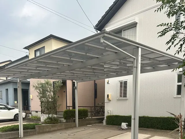 ☆カーポート洗浄サービス☆駐車場・外壁・塀などの洗浄もご相談下さい☆サービスの画像