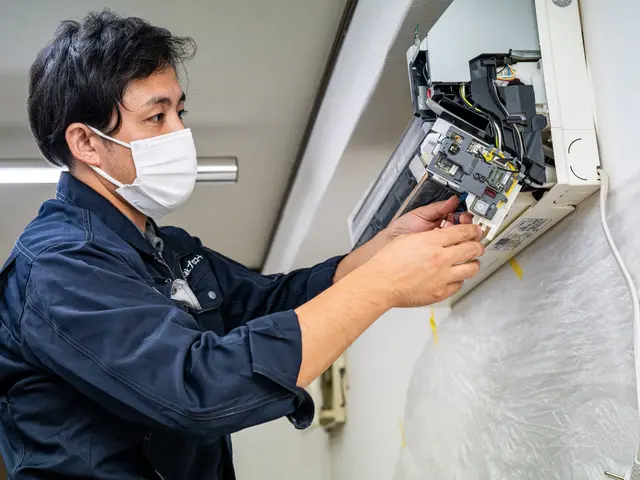 【エアコンクリーニングスクール運営】会社の『高クオリティな洗浄作業』サービスの画像