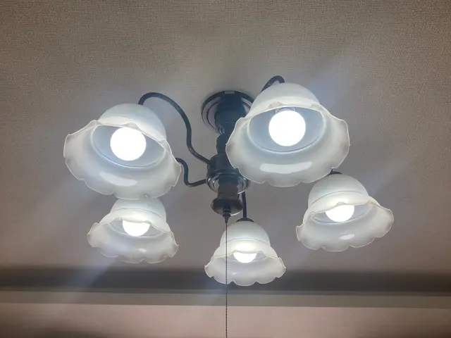 【福岡市】高所の電球交換　電気工事士が直接訪問で安心・安全！　照明器具取替えも可サービスの画像