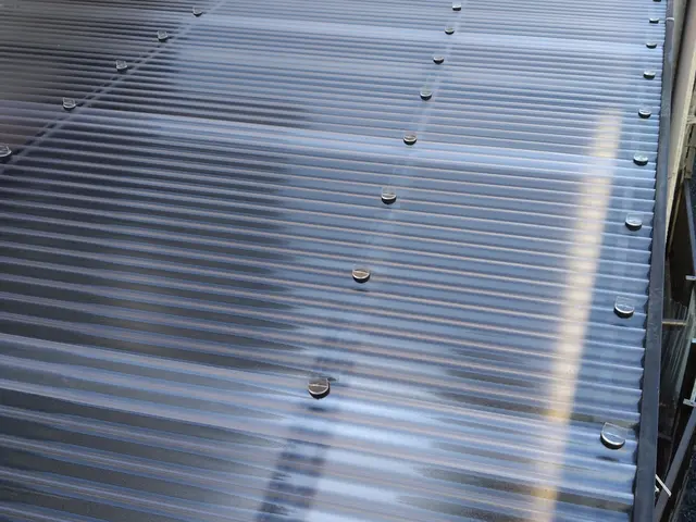 【年中無休】バルコニー等の波板張り替え工事☆部分補修も安価でご対応させて頂きますサービスの画像