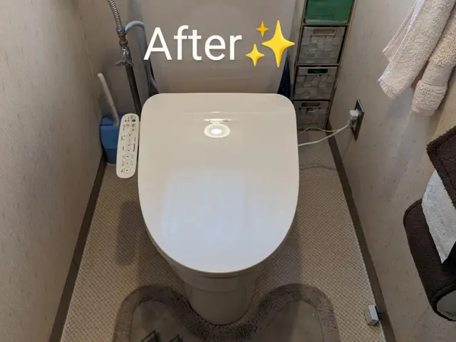 ウォシュレットの取替、新規取付対応いたします！サービスの画像