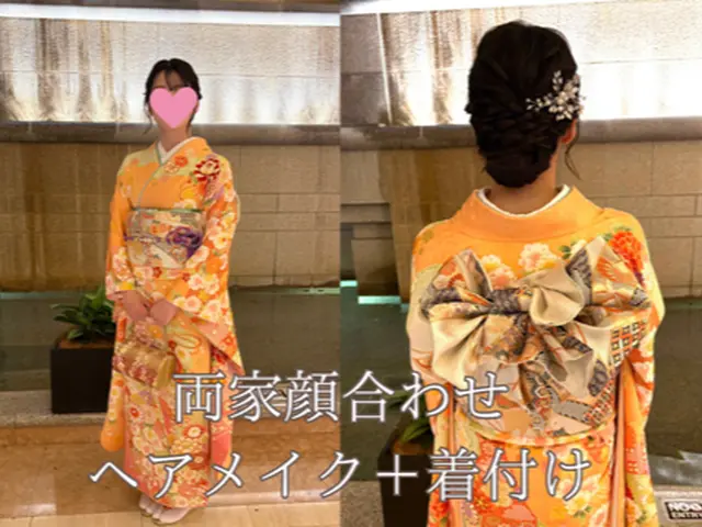 ヘアと着付け両方ご予約可能◎　韓国メイクも対応してます！