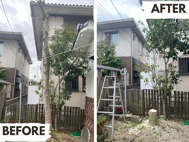 岡山在住の5児パパがお庭をすっきりサービスの画像