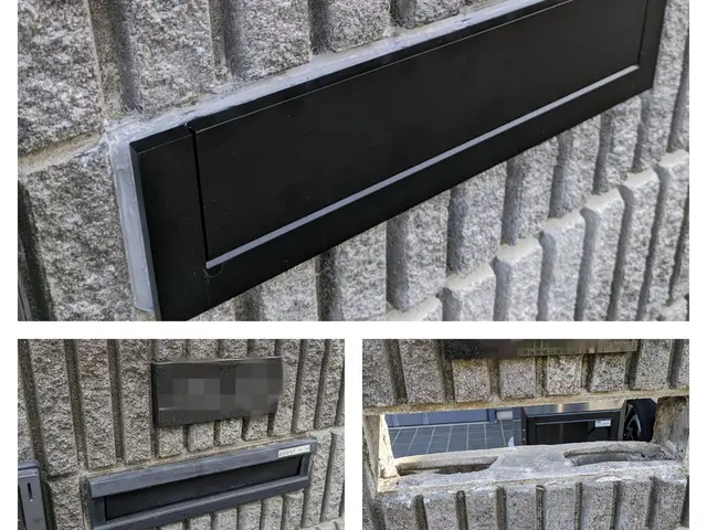 埋め込みポストの交換★外注なし！外壁研磨調整★しっかりコーキングいたします！サービスの画像