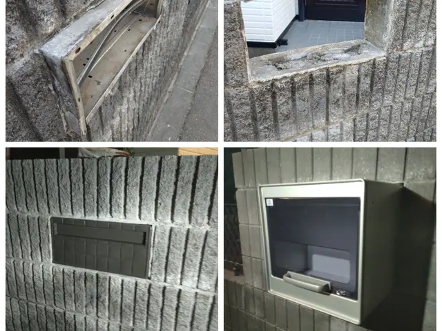 埋め込みポストの交換★外注なし！外壁研磨調整★しっかりコーキングいたします！サービスの画像