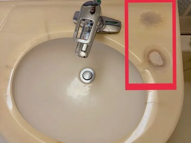 洗面台・洗面ボウルの傷、ひび割れ補修サービスの画像