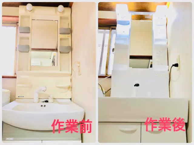 【水道局指定工事店】柏市周辺の洗面台交換は当店にお任せ下さい♪サービスの画像