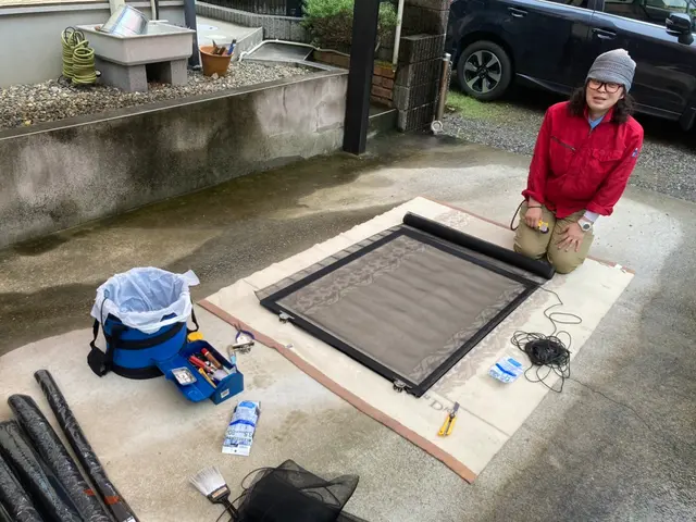 【20メッシュ防虫網使用】キレイな網戸で爽やかな風を感じませんか？サービスの画像