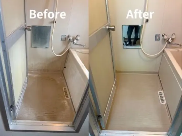 ガンコな水垢、ウロコ汚れもお任せください♪浴室清掃サービスの画像