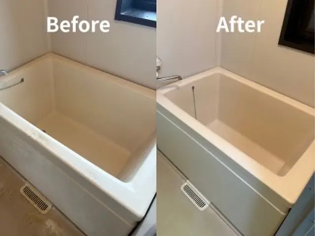 ガンコな水垢、ウロコ汚れもお任せください♪浴室清掃サービスの画像