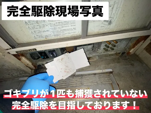 どこよりも徹底的な店舗施設特化のゴキブリ対策ができます！サービスの画像