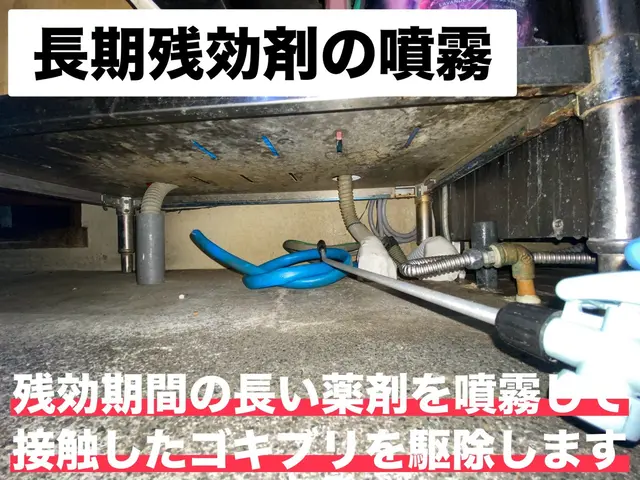 どこよりも徹底的な店舗施設特化のゴキブリ対策ができます！サービスの画像