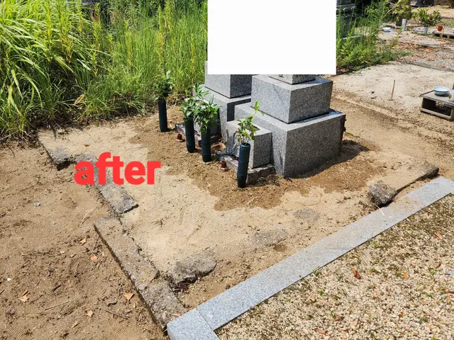 御先祖様へ気持ちを込めてお参りさせていただきます。サービスの画像