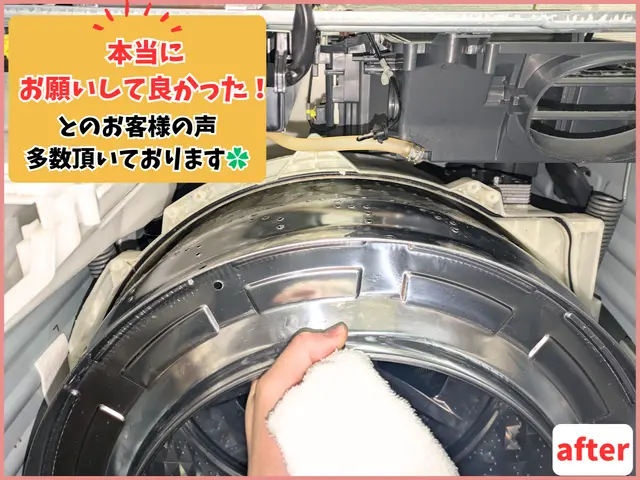 乾燥機能の低下やカビの臭いにお困り..お掃除の仕方にお悩み..徹底改善します✿✿サービスの画像