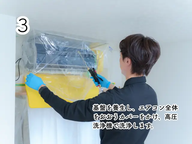 ✧✦オープン記念特典✦✧３度の高圧洗浄＋防カビ抗菌コート無料【安心の保険加入店】サービスの画像