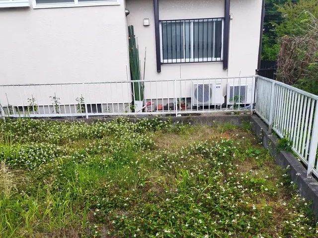 【土日祝ご予約大歓迎】お庭の草刈り・駐車場の草刈り・空き地・宅地の草刈りサービスの画像