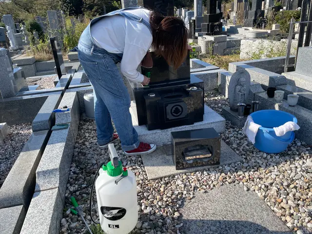 お墓のクリーニングサービスの画像