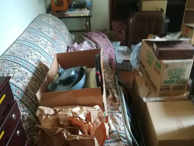 2ｔトラック箱車にてお伺い！2名対応にて不用品回収！最大１０m3サービスの画像