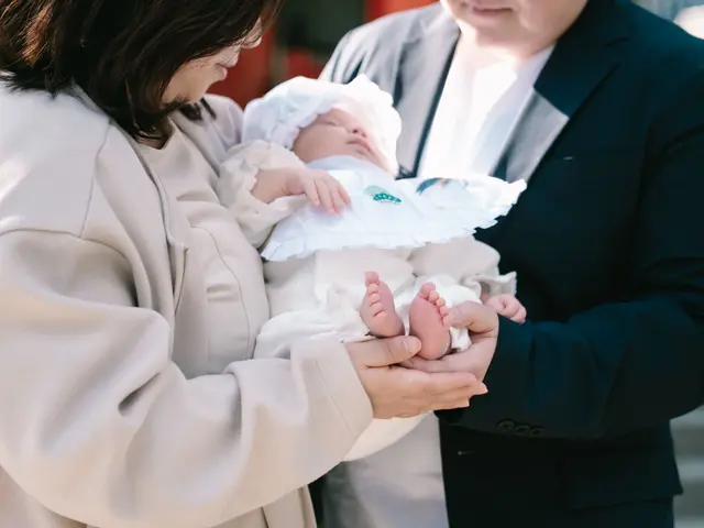 双子パパフォトグラファー★お宮参りでの家族写真