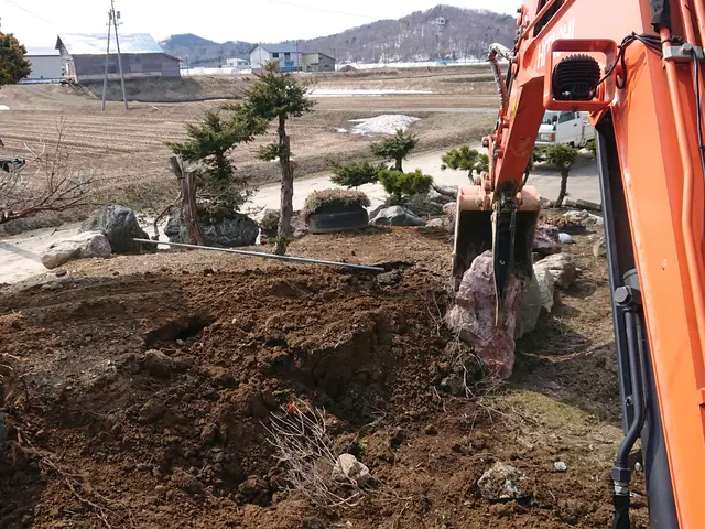 北海道内対応。芝張り作業おまかせください。サービスの画像