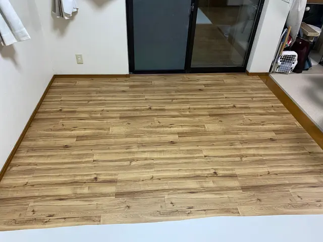 ペット用のシート貼りいたします。サービスの画像