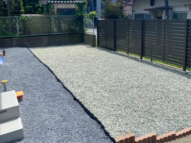 砂利敷施工サービスの画像