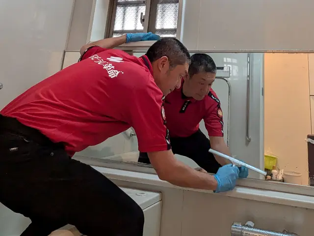 浴室の石鹸カス、水垢汚れ、カビ汚れのクリーニングはお任せくださいサービスの画像