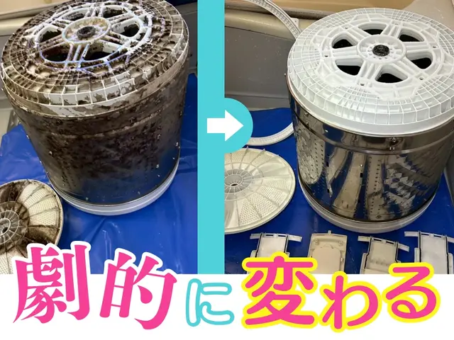 安心・丁寧なドラム式洗濯機クリーニング【兵庫県中心に対応】サービスの画像