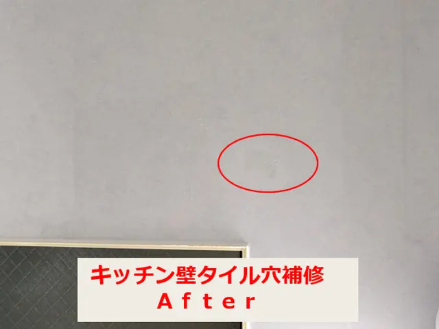 木製のドア・キッチン扉等、20cm以内までの穴・へこみ・キズの補修サービスの画像