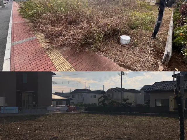 ★期間限定除草剤散布無料★広い敷地もお任せください！サービスの画像