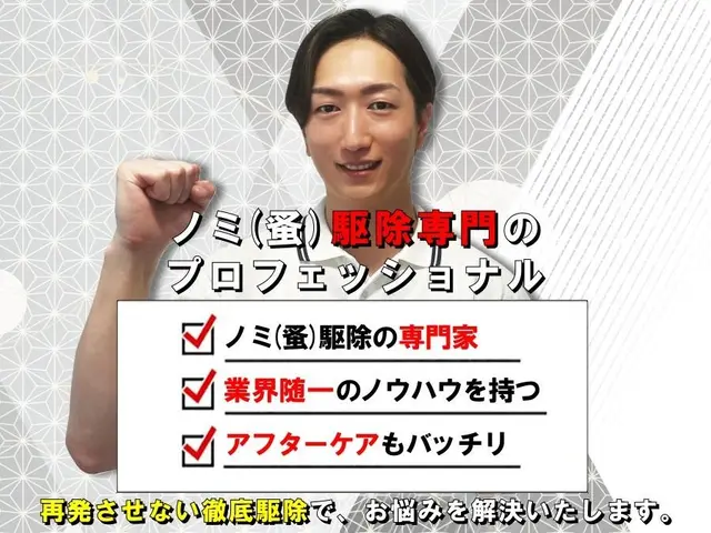 【完全駆除いたします】繁殖したノミも完全駆除！プロだからできる徹底駆除！最短対応サービスの画像