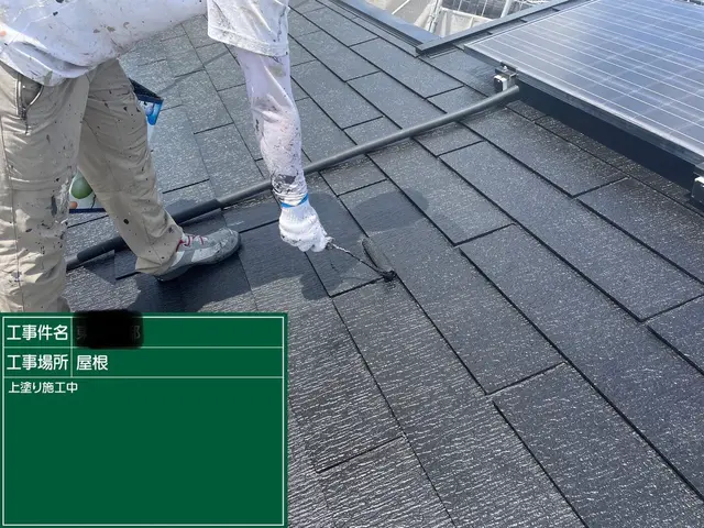 ◤業歴25年の信頼◢◎施工写真でプロセスを見える化◎安心のスレート屋根塗装◎サービスの画像